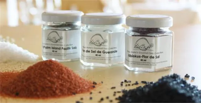Tillmann Hahns Gourmet-Salze aus dem Restaurant „Der Butt“ Bild: Tillmann Hahns Gourmet-Salze aus dem Restaurant „Der Butt“