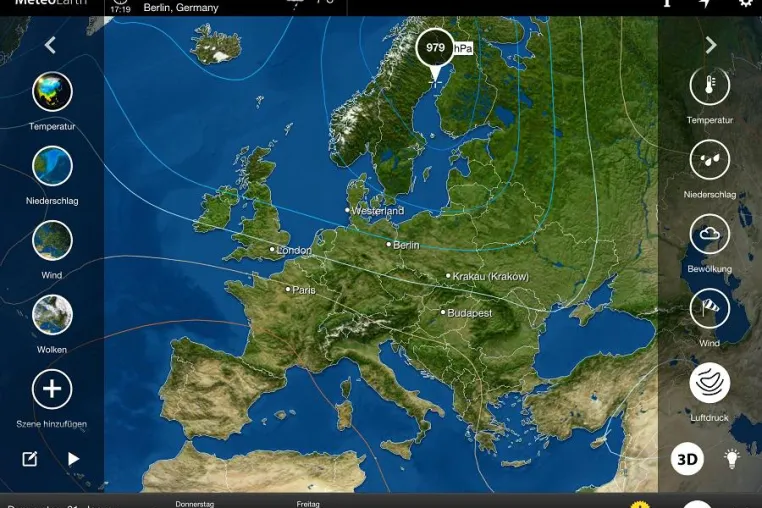 Bild: MeteoEarth und WeatherPro: die ideale Kombination von Wettererlebnis und Wettervorhersage
