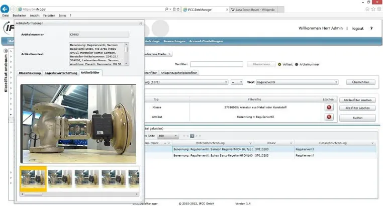 Bild: IFCC.DataCaputre & IFCC.LVS - Web-Anwendung zur Erfassung von nicht bestandsgeführten Artikel