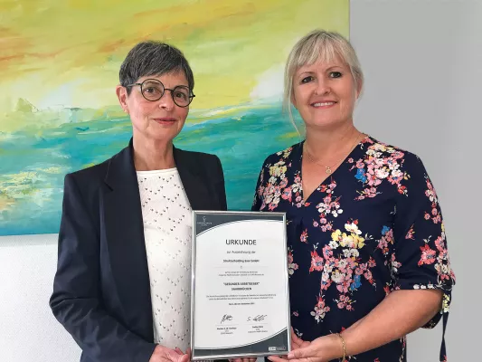 Bild: Erster „Gesunder Arbeitgeber" im Saarland