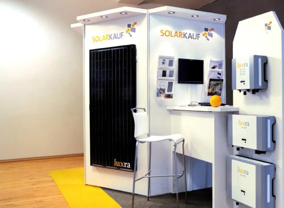 SOLARKAUF bietet Photovoltaik zum Anfassen, bundesweit an über 60 Standorten Foto: Saint-Gobain Building Distribution Deutschland