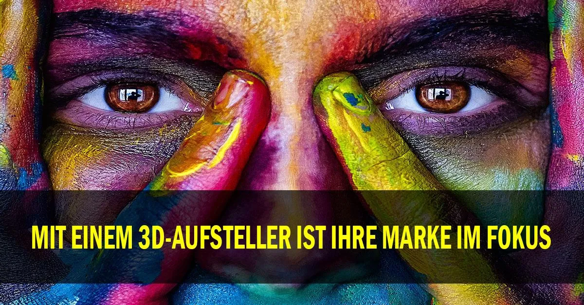 Der 3D-Aufsteller als Selfmailer oder Beilage garantierte Aufmerksamkeit!