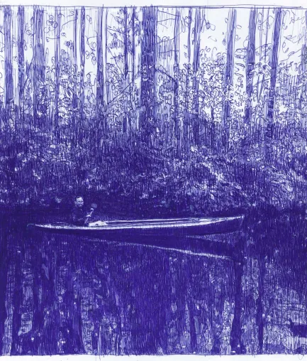 Bild: Ausstellung „ON THE BLUE SIDE“ von Nadine Wölk