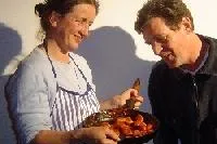 Lesung im Tucher am 26.09.08 -Die Entdeckung der Currywurst von Uwe Timm mit Christian Kaiser u. Barbara Kratz Bild: Lesung im Tucher am 26.09.08 -Die Entdeckung der Currywurst von Uwe Timm mit Christian Kaiser u. Barbara Kratz