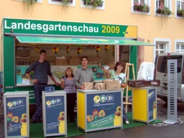 Bild: Infos zur 5. Sächsischen Landesgartenschau 2009 zum Tag der Sachsen in Grimma vom 05.-07.09.08