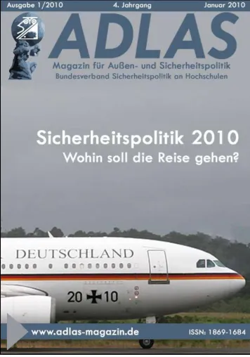 Bild: ADLAS-Magazin für Außen-und Sicherheitspolitik mit Gastkommentar von Michael Rühle vom Nato-Generalsekretariat