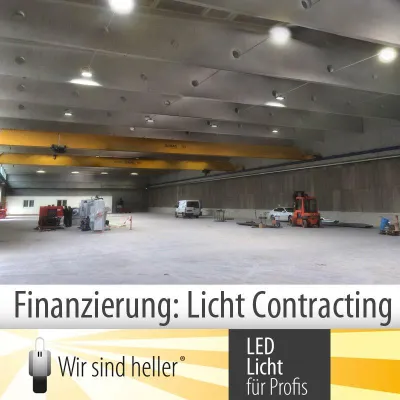 Bild: Finanzierung von Industriebeleuchtung: Licht Contracting