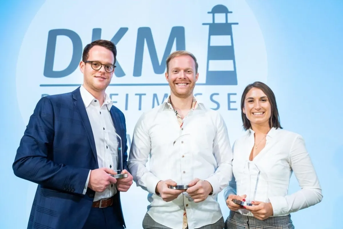 Die Gewinner 2019: Daniel Jokisch, Ingo Schröder und Franziska Zepf (von links)