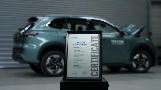 Bild: Neuer Maßstab für Fahrzeugsicherheit. Geely Galaxy E5 triumphiert beim härtesten Crashtest der Welt