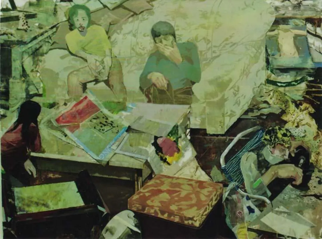 Dae Cheon Lee, 2007, 170x130 cm, Öl/Acryl auf Leinwand