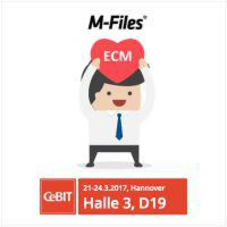 Die Zukunft des Informationsmanagements stellt M-Files auf der CeBIT 2017 vor.