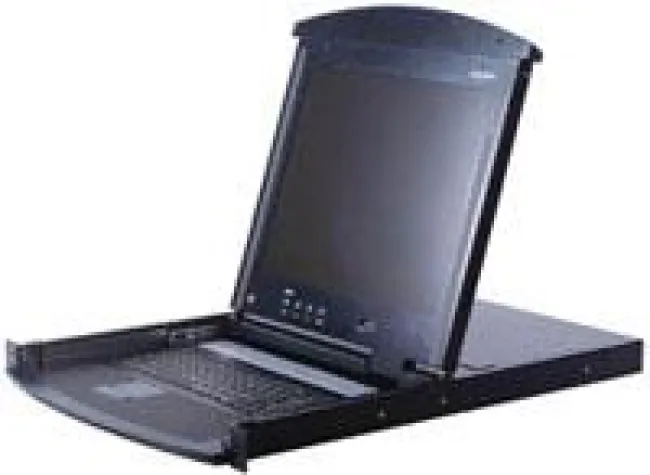 Bild: ATEN präsentiert neuen 16-Port Hideaway LCD KVM-Switch