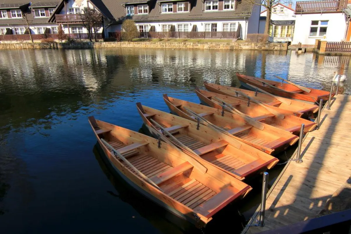 6 neue Boote auf dem Gondelteich in Jonsdorf