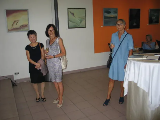 Bild: Vernissage von Dorothee Fenske im CJD Bonn