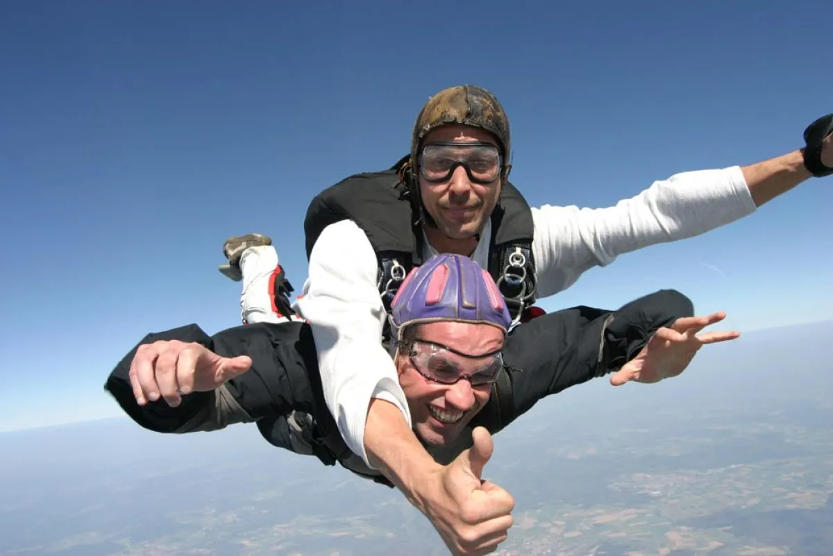Tandemspringen - erlebe auch Du Dein Abenteuer an der Southsidebase!
