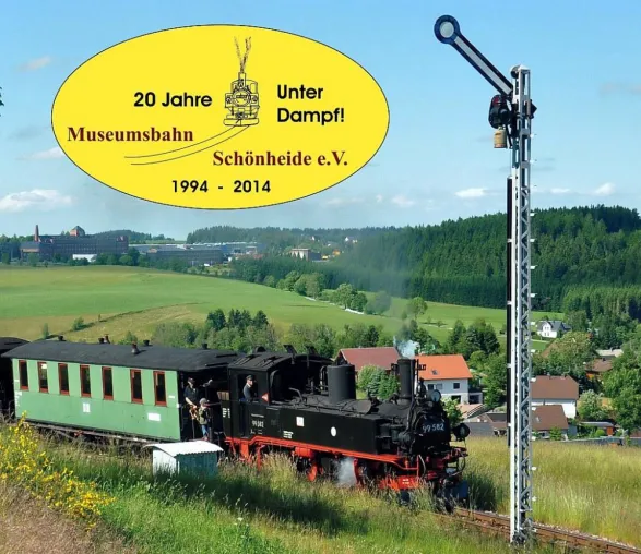 Bild: Ja, sie fährt noch - Museumsbahn Schönheide seit 20 Jahren unter Dampf -