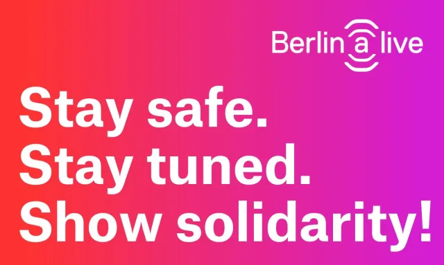 Bild: Berlin (a)live: Neue Plattform bringt Kultur in die Wohnzimmer und unterstützt Kulturschaffende