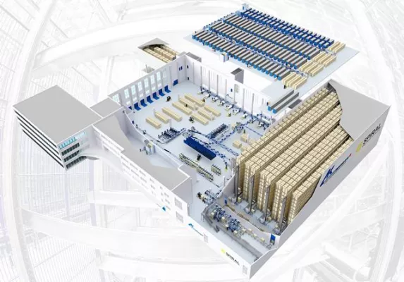 Bild: Neubau Logistik Center Wien - Investitionsvolumen ca. 35 Mio. Euro