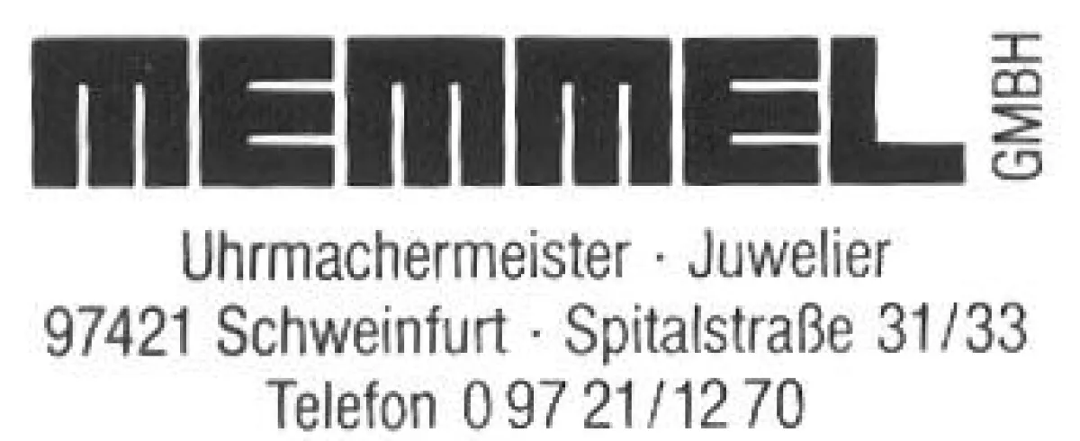 Juwelier MEMMEL GmbH - Juwelier, Uhrmachermeister, staatl. geprüfter Augenoptiker und Augenoptikermeister