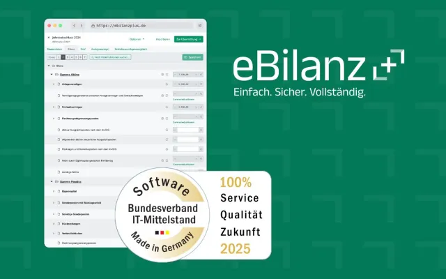 Bild: ebilanzplus GmbH erhält BITMi-Siegel „Software Made in Germany“ und veröffentlicht neues Helpcenter