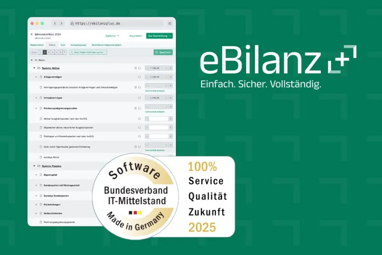 Bild: ebilanzplus GmbH erhält BITMi-Siegel „Software Made in Germany“ und veröffentlicht neues Helpcenter
