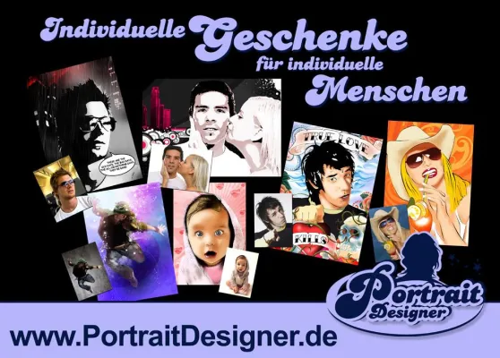 Portraitdesigner.de - personalisierte Leinwandkunst Bild: Portraitdesigner.de - personalisierte Leinwandkunst