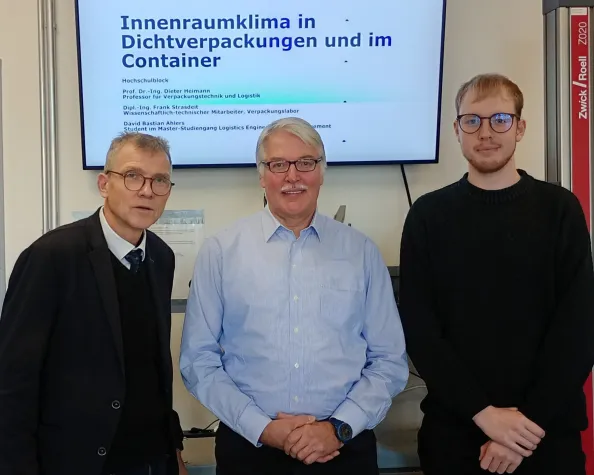 Bild: Logistiker erforschen Klima im Container