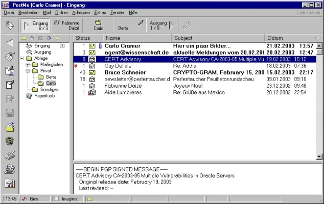 Bild: PostMe 3.6: Das freundliche E-Mail-Programm