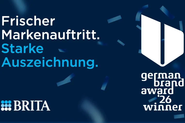 Bild: German Brand Award für die Corporate Design Evolution von BRITA