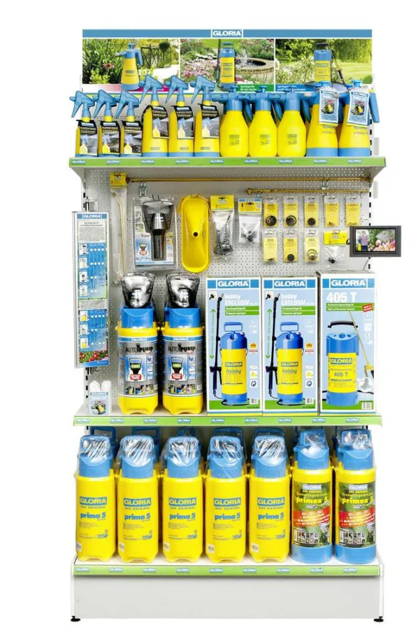 Mit seinem neuen POS-Leitsystem unterstützt Gloria die Entscheidungsfindung der Kunden beim Kauf im