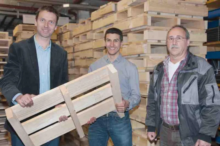 Kaplan Bonetti Arbeitsprojekte: Eine Million Paletten für Meusburger Bild: Kaplan Bonetti Arbeitsprojekte: Eine Million Paletten für Meusburger