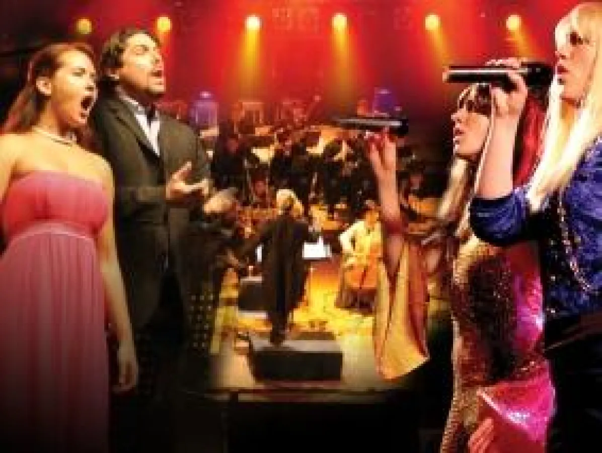 Collage Open Air Schloss Schillingsfürst ABBA & italienische Nacht