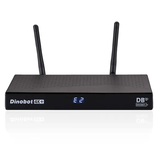 Bild: Dinobot 4K+ vereint als erster Receiver Linux Enigma2 und Android
