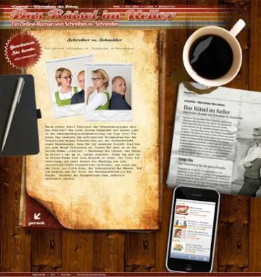 Bild: Online-Roman von Schreiber vs. Schneider gestartet