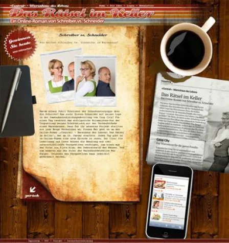 Bild: Online-Roman von Schreiber vs. Schneider gestartet