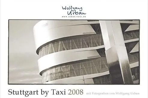 Bild: Kalender "Stuttgart by Taxi 2008" mit zwölf Stuttgarter Motiven auf Schlüssellochshöhe