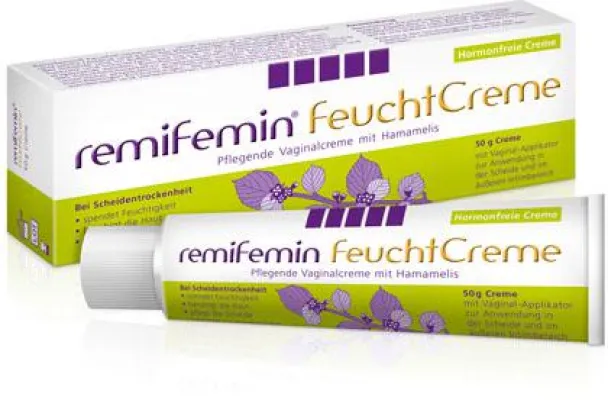 Bild: Wechseljahresproblem Vaginaltrockenheit - Neu in der Apotheke: Remifemin® FeuchtCreme