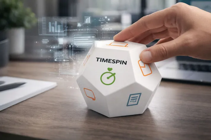 Digitale Transformation ohne Blindflug, dank haptischer Datenerfassung mit TimeSpin. Bild: Digitale Transformation ohne Blindflug, dank haptischer Datenerfassung mit TimeSpin.