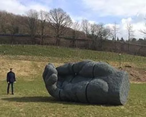 Bild: Die "Blickachsen 10" nehmen Gestalt an – Erste Kunstwerke sind platziert