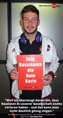 „Rassisten haben in unserer Gesellschaft nichts verloren“. Bild: „Rassisten haben in unserer Gesellschaft nichts verloren“.