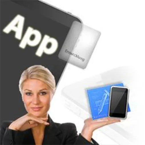 Bild: Interaktives Internetmarketing, Online-Marketing oder Web-Marketing durch Apps und kubische Panoramabilder