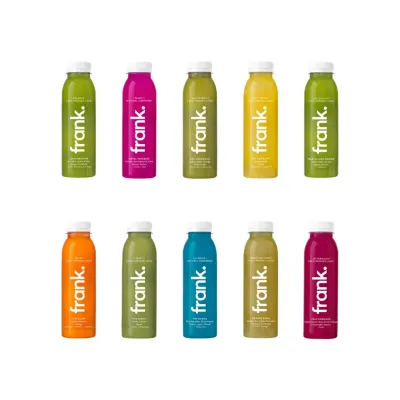 frank. with benefits - extra Vitamine und Mineralstoffe in frank. Säften Bild: frank. with benefits - extra Vitamine und Mineralstoffe in frank. Säften