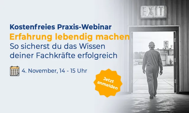 Bild: Erfahrungswissen sichern mit Video – Wie Unternehmen das Wissen ihrer Fachkräfte erfolgreich sichern