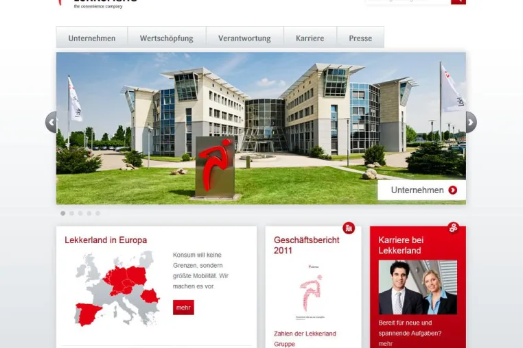 Bild: Internetagentur kernpunkt GmbH konzipiert neuen Internetauftritt für Lekkerland