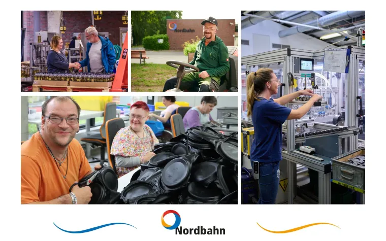 Nordbahn gGmbH: Inklusion leben – Arbeit für Menschen mit und ohne Behinderung Bild: Nordbahn gGmbH: Inklusion leben – Arbeit für Menschen mit und ohne Behinderung