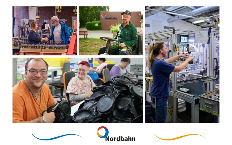 Bild: Nordbahn gGmbH: Inklusion leben – Arbeit für Menschen mit und ohne Behinderung