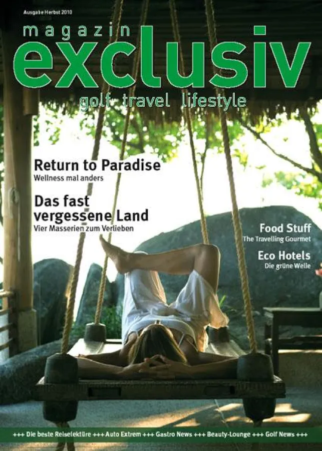 Soeben bei Heudorf erschienen- die neueste Ausgabe von Magazin Exclusiv, Golf, Travel, Lifestyle