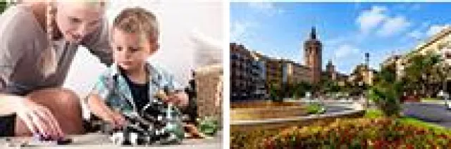 Bild: In Spanien Kinder betreuen