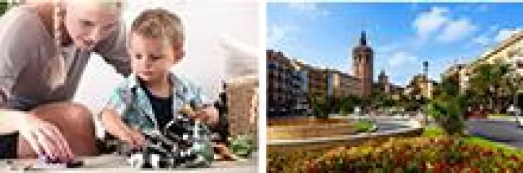 Bild: In Spanien Kinder betreuen