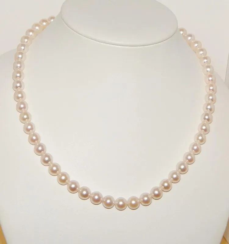 Akoyaperlen Kette